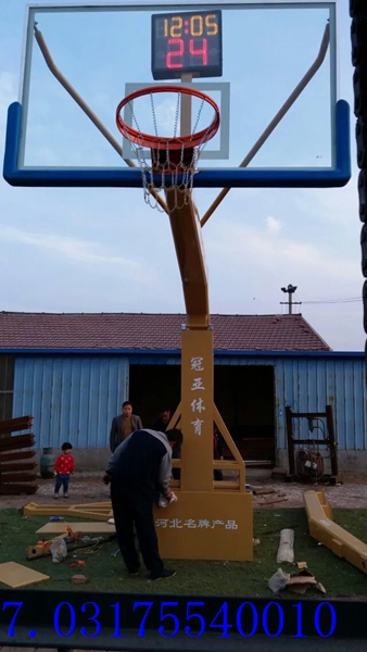 電動(dòng)液壓籃球架