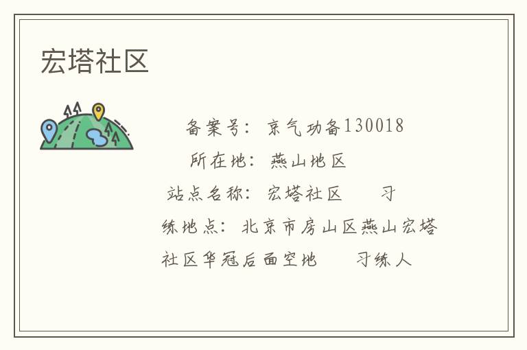 宏塔社區