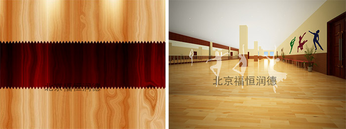 采用“福恒”<a href=http://www.bentong.net target=_blank class=infotextkey>健身</a>木地板的場館