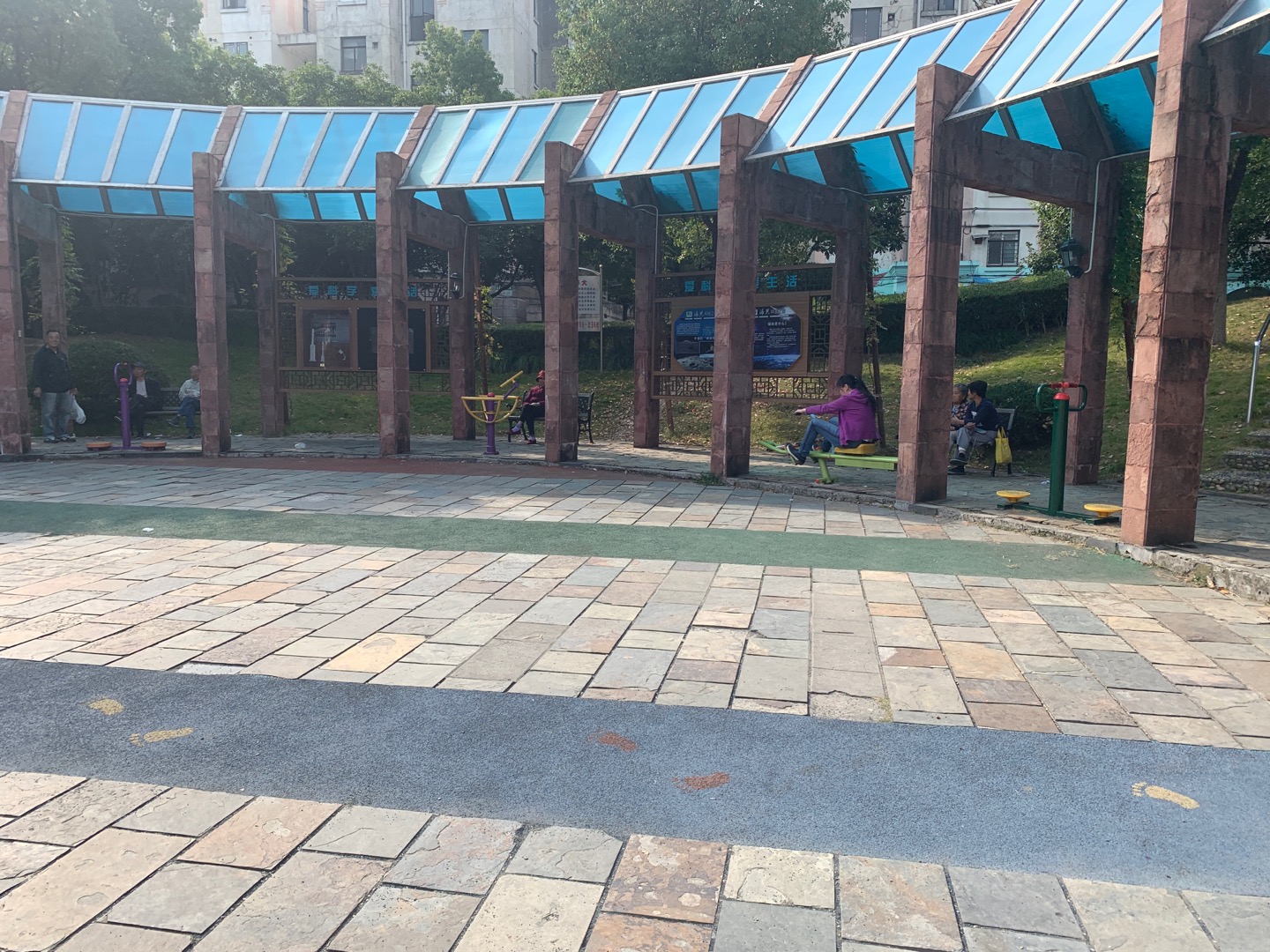 金橋灣中心花園健身點 金橋灣中心花園健身點