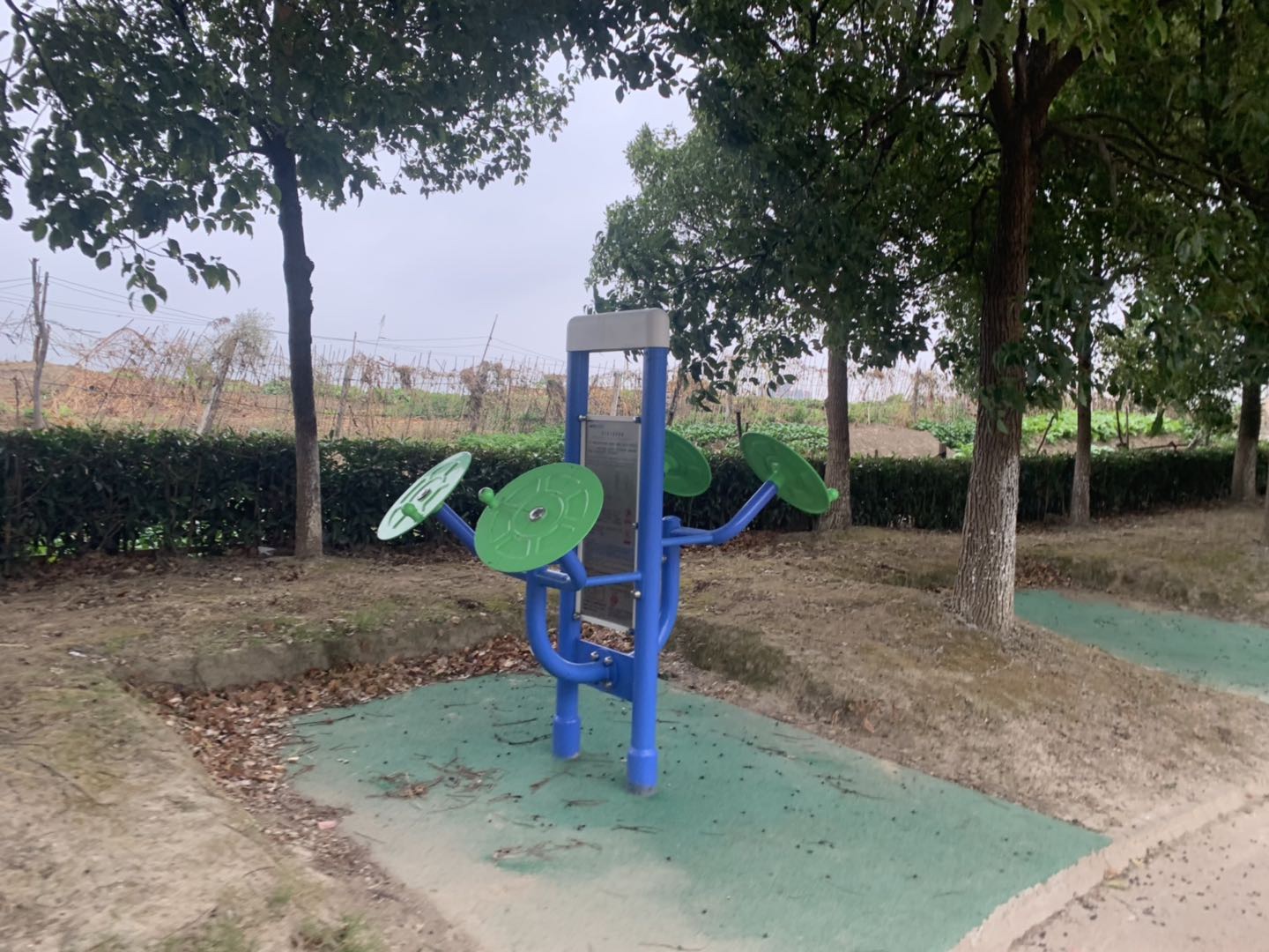 雙立柱太極揉推器 雙立柱太極揉推器