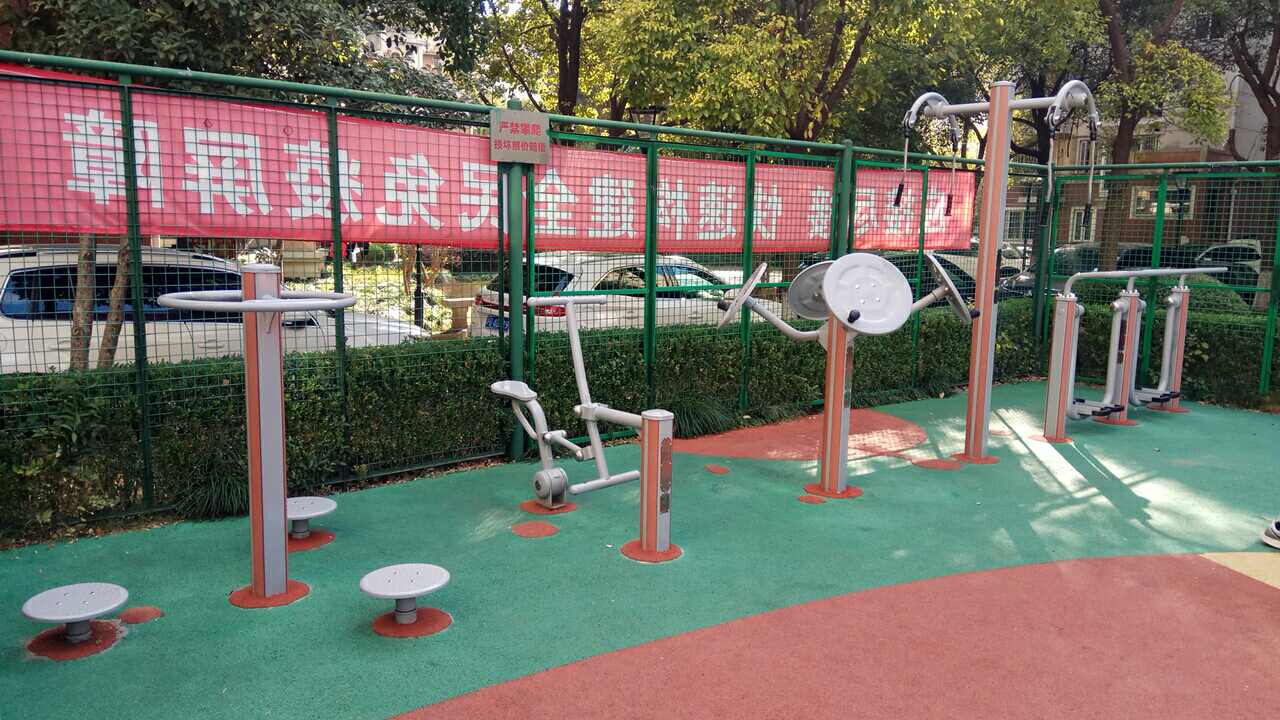 真如街道金鼎花苑小區健身苑點