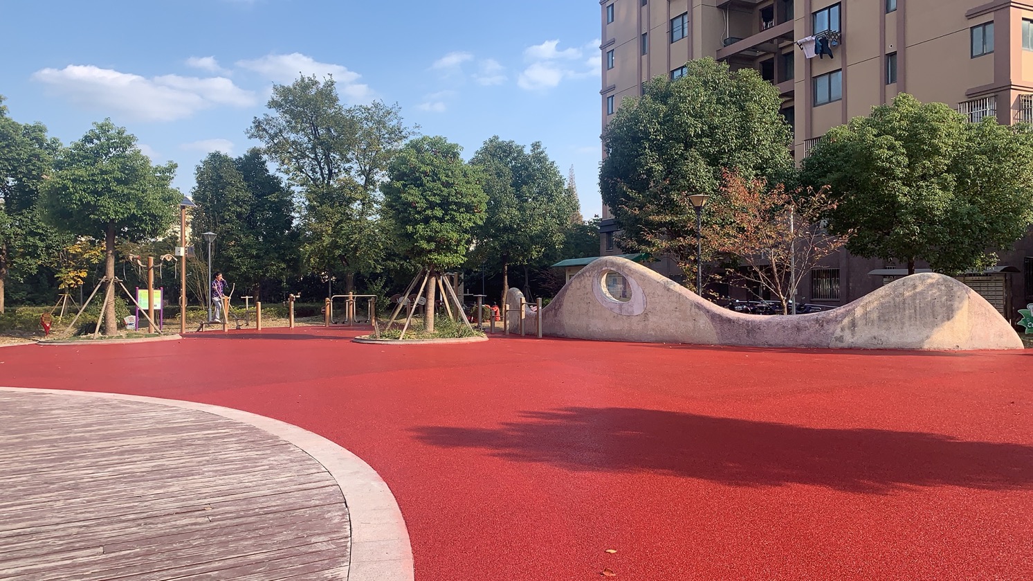 虹灣居委市民益智健身苑點(diǎn)