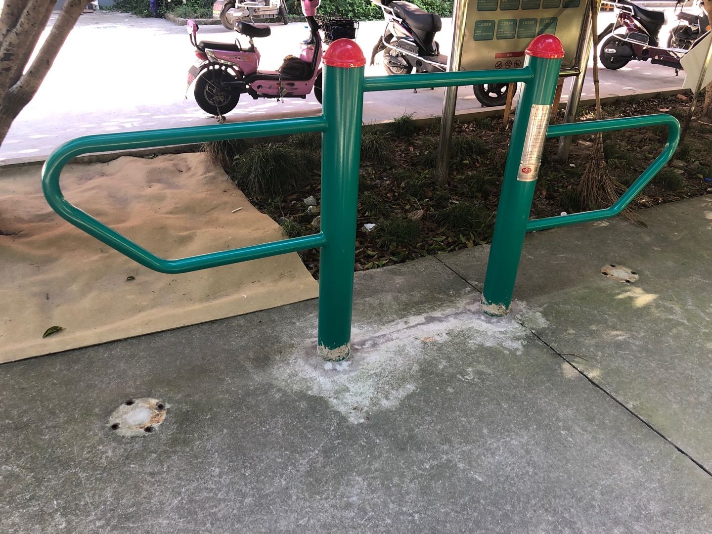 三聯壓腿架