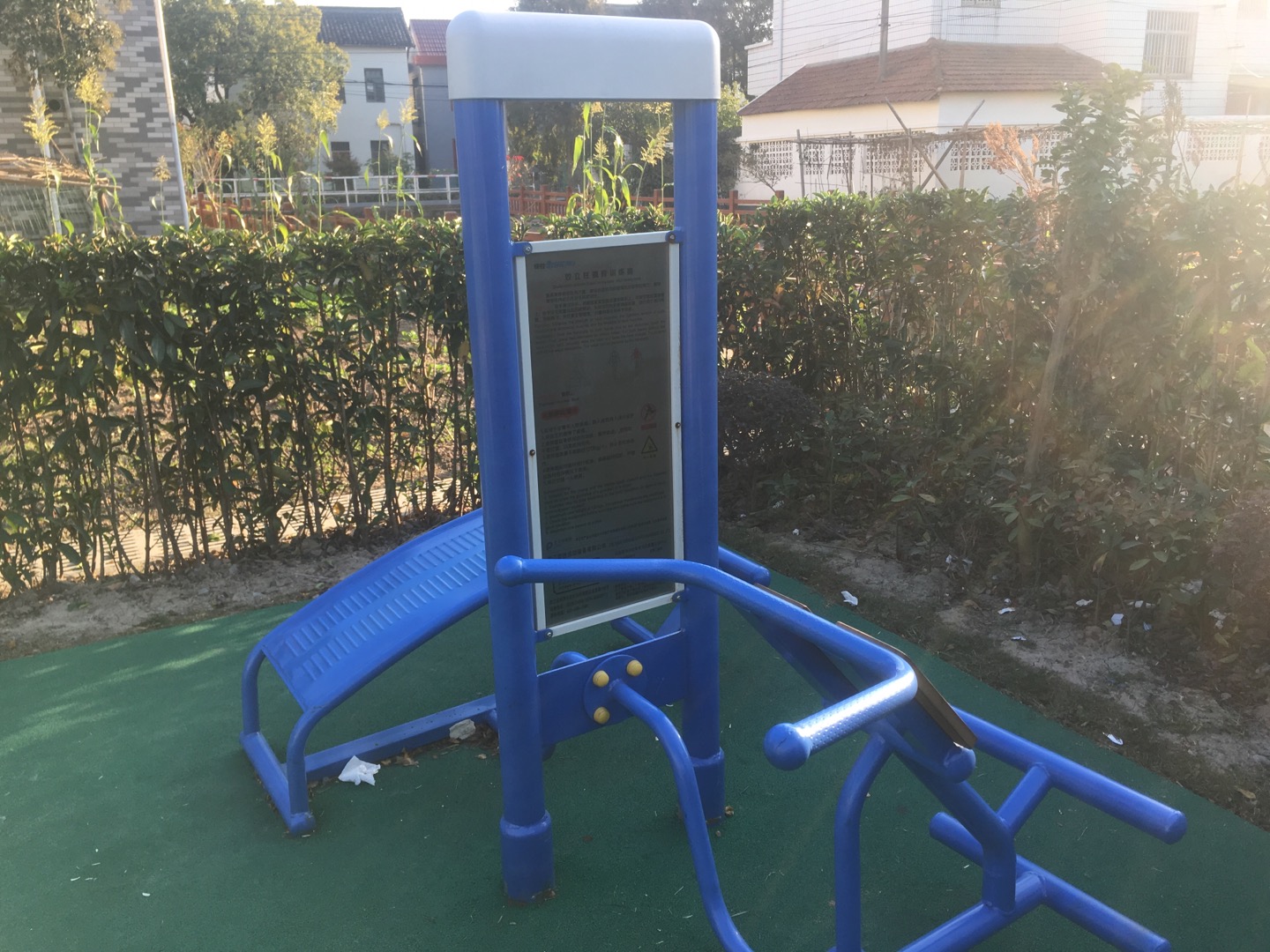 雙立柱腹背訓練器 雙立柱腹背訓練器