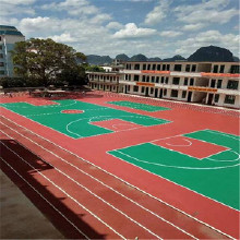 來賓達創體育塑膠跑道 200米塑膠跑道 全國施工