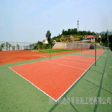天津南開區丙烯酸籃球場地面施工橡膠運動地坪鋪設