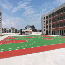 利達硅pu球場材料用量無溶劑硅pu球場材料硅pu球場材料工程、硅PU籃球場材料供應(yīng)商廠家、硅PU羽毛球場材料包工包料施工