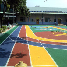 利達(dá)供應(yīng)水性硅PU ，水性丙烯酸材料、塑膠跑道，EPDM 材料廠家湖北武漢球場(chǎng)材料銷售施工一體，湖北材料廠家