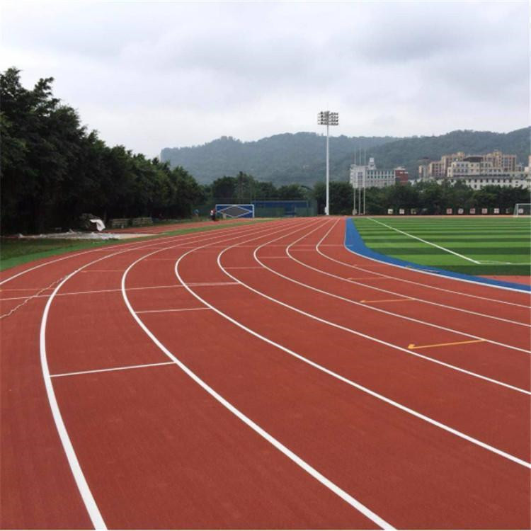 旭康體育生產 塑膠球場跑道 塑膠操場 施工