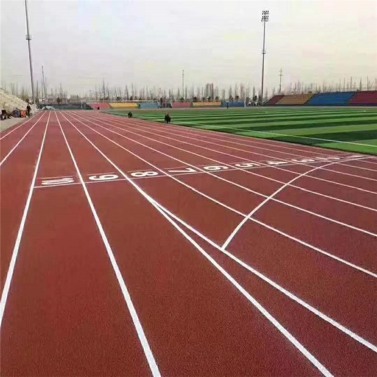 勝鑫體育生產 預制塑膠跑道 操場塑膠跑道 施工